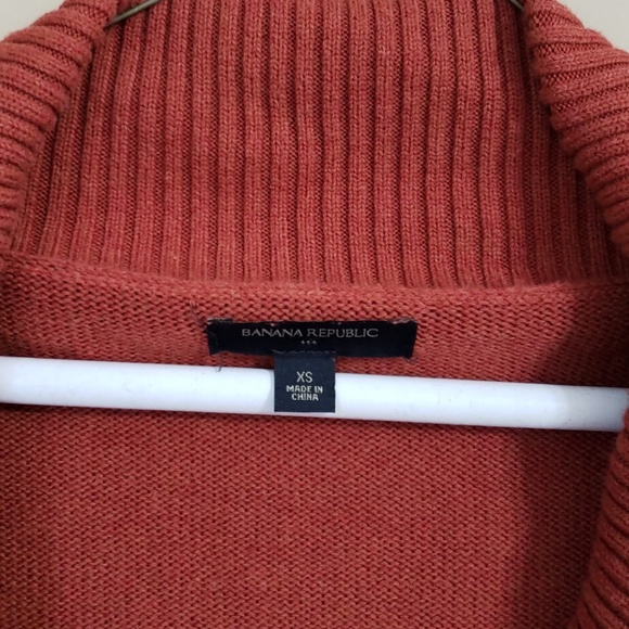 Banana Republic sweater, with collar XS, orange - Picture 2 of 8